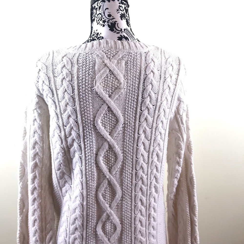 Women’s Warm Sweater White - Picture 5 of 6